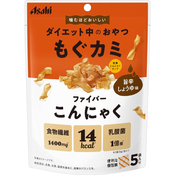 Asahi Group Foods Co., Ltd. Reset Body Mogukami Fiber Konjac Spicy Soy Sauce 5 bags