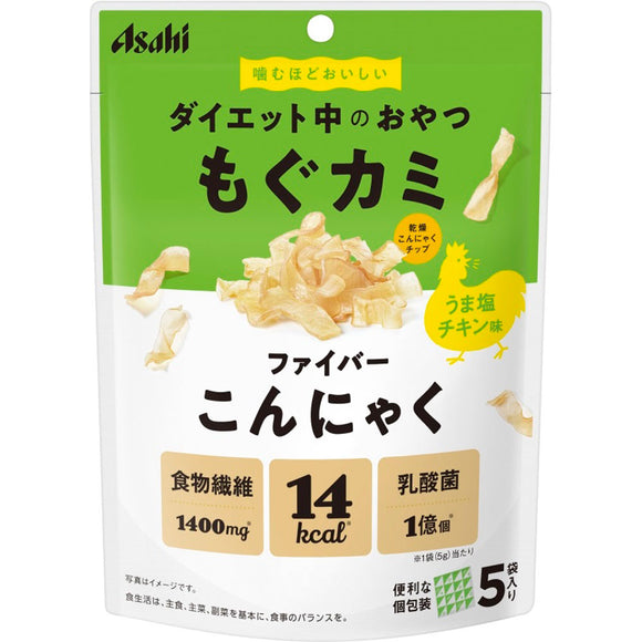 Asahi Group Foods Co., Ltd. Reset Body Mogukami Fiber Konjac Uma Salt Chicken Flavor 5 Bags