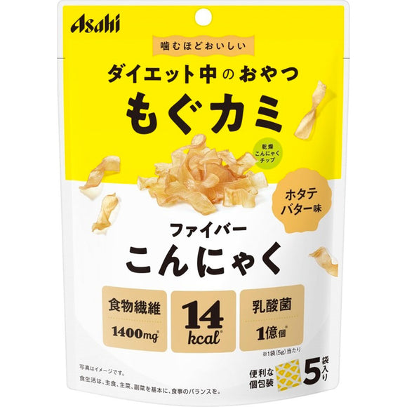 Asahi Group Foods Co., Ltd. Reset Body Mogukami Fiber Konjac Scallop Butter Flavor 5 Bags