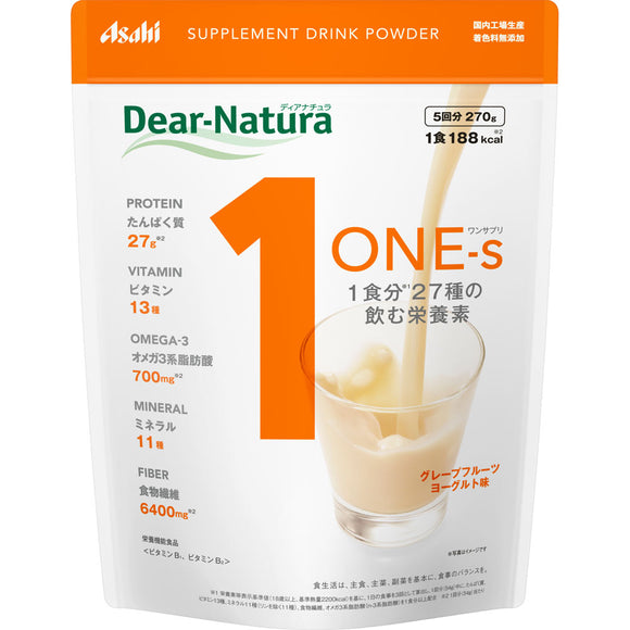 Asahi Group Foods Co., Ltd. Dear-Natura One Supplement Grapefruit 270g