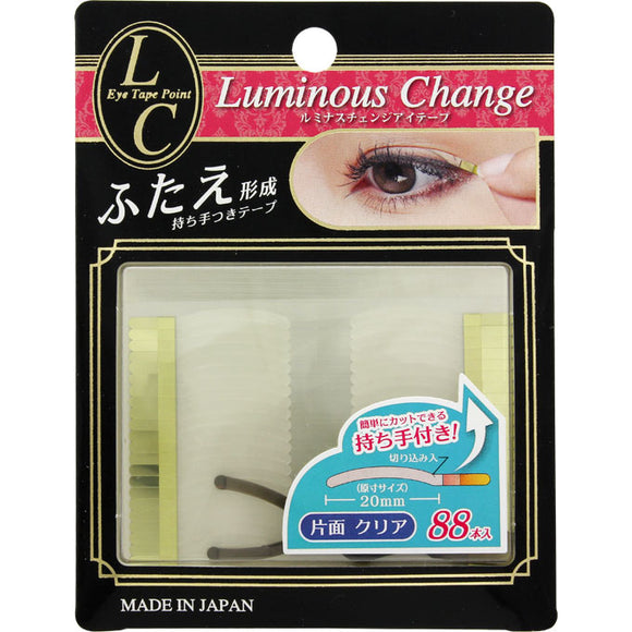 BN Luminous Change Eye Tape One Side Point Clear 88 Sheets