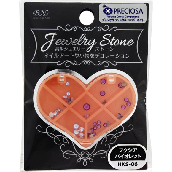 Langley Luxury Jewelery Stone Fuchsia Violet HKS-06