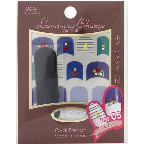 BN Luminous Change for Nail Oval French FOS-05 Ovalf