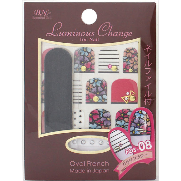 BN Luminous Change for Nail Oval French FOS-08 Ovalf