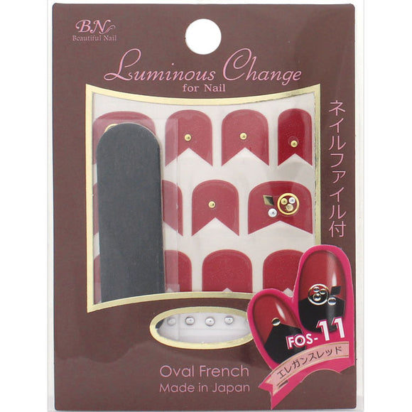 BN Luminous Change for Nail Oval French FOS-11 Ovalf