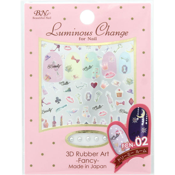 BN Luminous Change for Nail 3D Rubber Art Fancy FCN-02 FCN-02 Fancy Shi