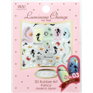 BN Luminous Change for Nail 3D Rubber Art Fancy FCN-03 FCN-03 Fancy Shi