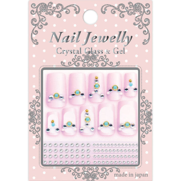BN Nail Jewelry Crystal Glass & Gel CJP-3