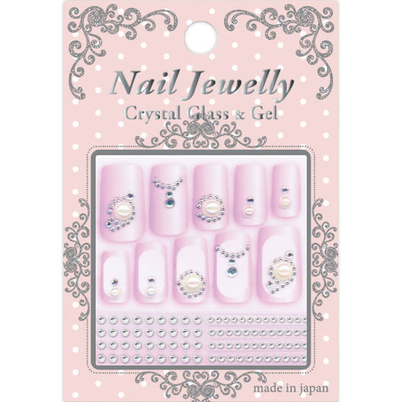 BN Nail Jewelry Crystal Glass & Gel CJP-12