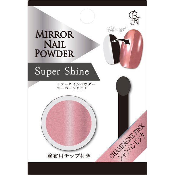 BN Mirror Nail Powder Super Shine 06 Champagne Pink