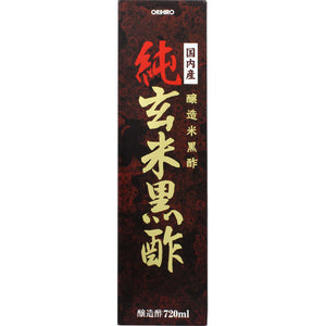 Orihiro Pure Brown Rice Black Vinegar 720ml