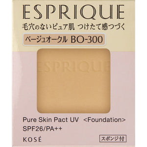 Kose Esplique Pure Skin Pact Uv Bo-300 Beige Ocher 9.3G