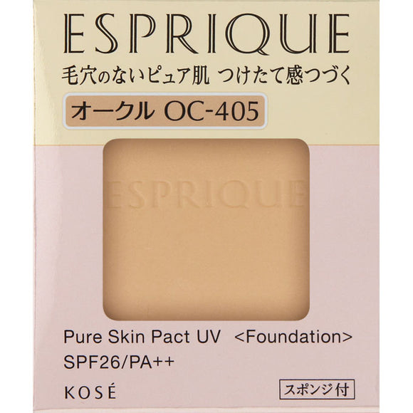 Kose Esplique Pure Skin Pact Uv Oc-405 Ocher 9.3G