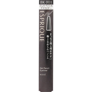 Kose Esprique gel pencil eyeliner BK001 black 0.1g