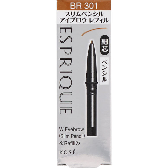 Kose Esprique W Eyebrow (Slim Pencil) Refill BR301 Light Brown 0.07g