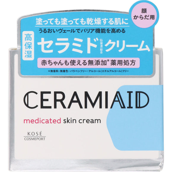 KOSE Cosmetics Port Cerami Aid Medicinal Skin Cream 140g (Quasi-drug)
