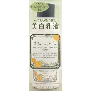 Kose Nature And Kose Pure White Milky Lotion (Refreshing) 130Ml