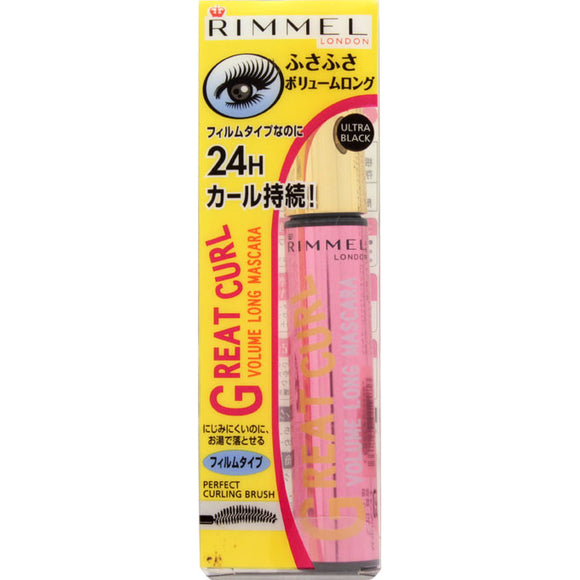 Rimmel Rimmel Great Curl Mascara 24 (Volume Long) 001 Ultra Black