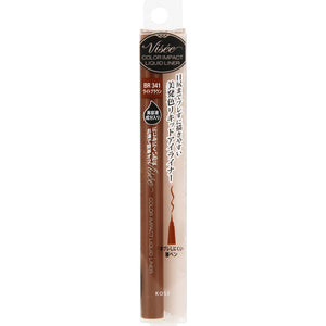 Kose Vise Riche Color Impact Liquid Liner Br341 Light Brown 0.4Ml