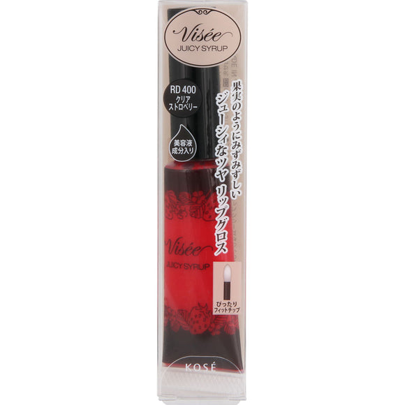 Kose Visee Riche Juicy Syrup RD400 Clear Strawberry 9.5g