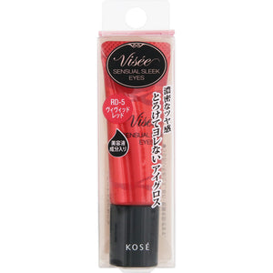 Kose Visee Riche Sensual Sleek Eyes RD-5 Vivid Red 8g