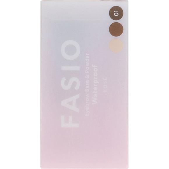 Kose Fasio Eyebrow Base & Powder 01 Brown 2.5g
