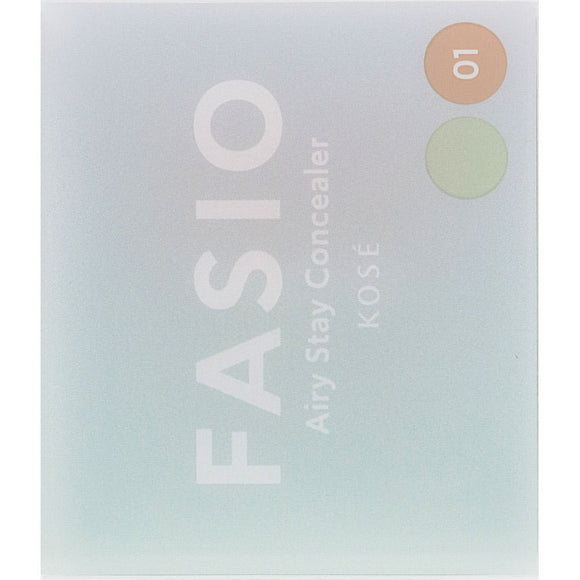 Kose Fasio Airy Stay Concealer 01 Beige Green Beige 1.5g