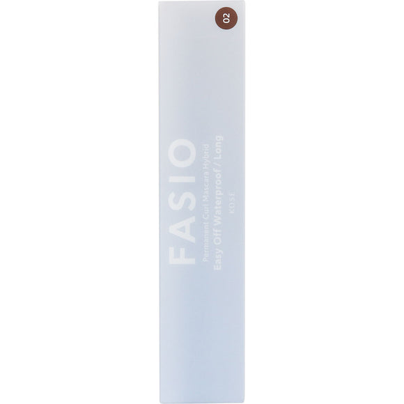 Kose Fasio Permanent Curl Mascara Hybrid Long 02 Brown 6g