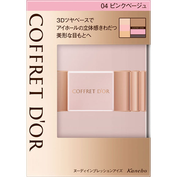 Kanebo Cosmetics Coffret Doll Nudie Impression Eyes Pink Beige 04