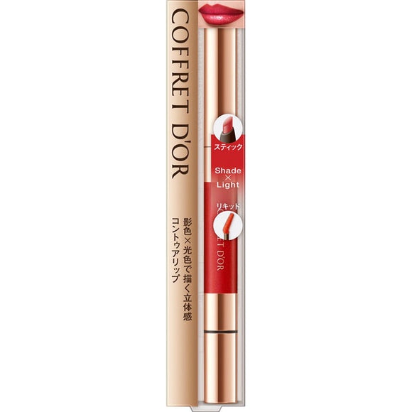 Kanebo Cosmetics Coffret d'Or Contour Lip Duo 03 Deep Red 03
