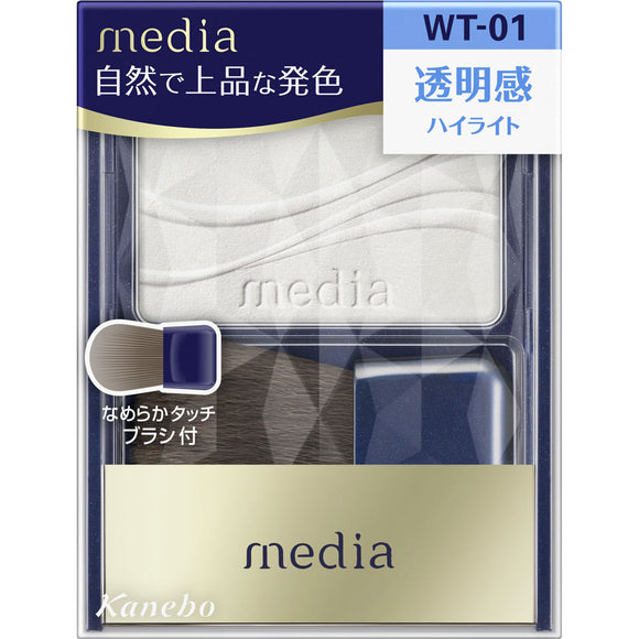 Kanebo Cosmetics Media Bright Up Cheek S WT-01 2.8g