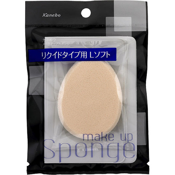 Kanebo Cosmetics Makeup Sponge (for Liquid Type) L Soft