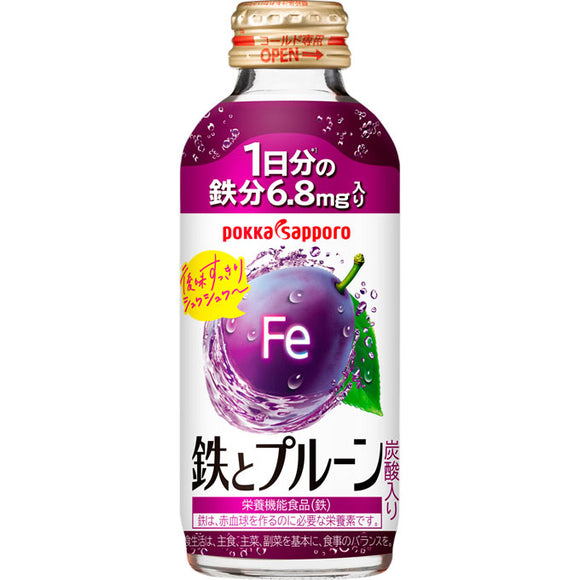 Pokka Corporation 1 day worth of iron and prune drink 155ml