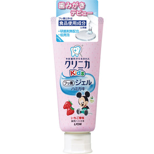 Lion Clinica Kids Gel Hamigaki Strawberry 60g (Non-medicinal products)