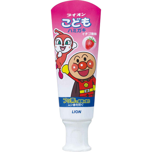 Lion Lion Child Toothpaste Strawberry (Anpanman) 40G