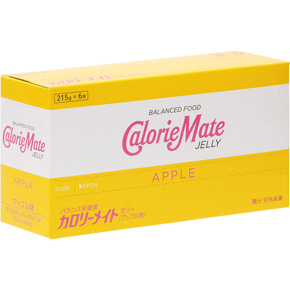 Otsuka Pharmaceutical Calorie Mate Jelly (Apple Flavor) 215g x 6
