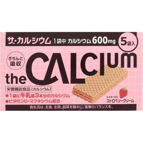 Otsuka Pharmaceutical The Calcium Strawberry Cream 5 Sheets