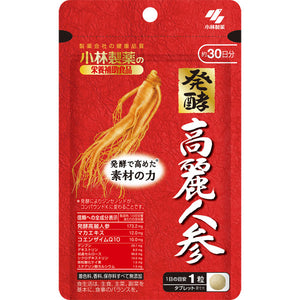 Kobayashi Pharmaceutical Fermented Ginseng 30 tablets