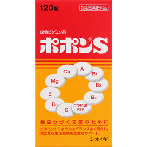 Shionogi Healthcare Popon S 120 Tablets