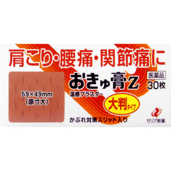 Zeria Pharmaceutical Co., Ltd. Oku plaster Z 30 sheets