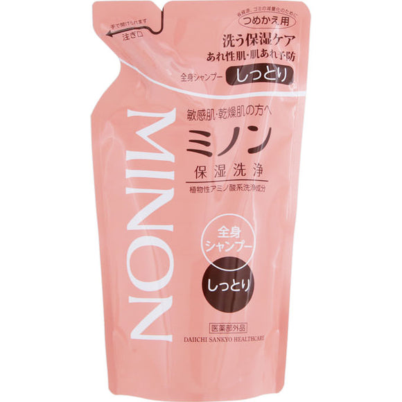 Daiichi Sankyo Health Care Minon Whole Body Shampoo Moisture Refill Refill 380Ml