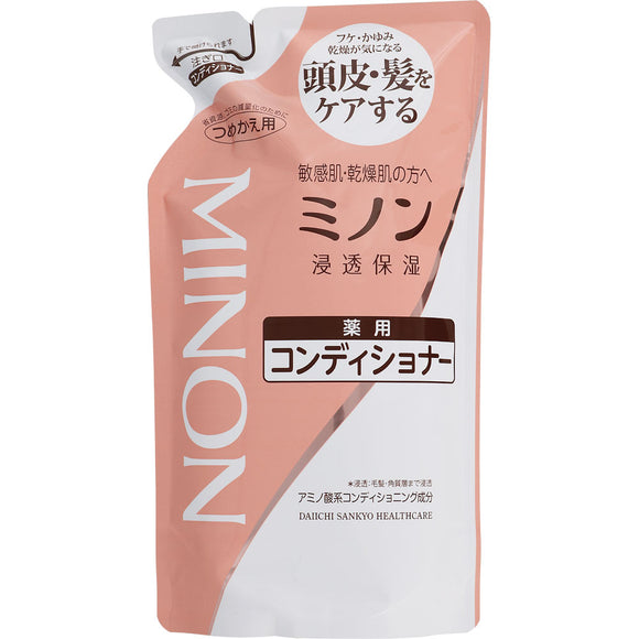 Daiichi Sankyo Healthcare Minon Medicinal Conditioner Refill 380Ml