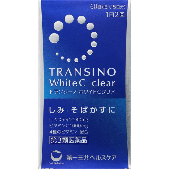 Daiichi Sankyo Healthcare Transino White C Clear 60 Tablets