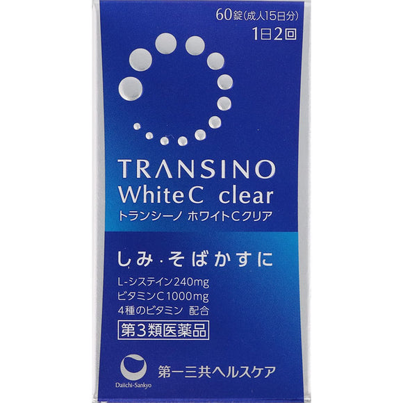 Daiichi Sankyo Healthcare Transino White C Clear 60 Tablets