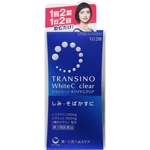 Daiichi Sankyo Healthcare Transino White C Clear 120 tablets