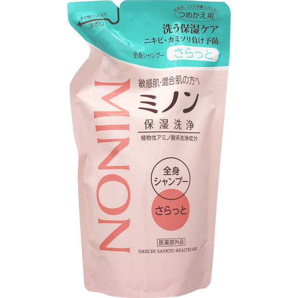 Daiichi Sankyo Health Care Minon Whole Body Shampoo Soft Type Refill 380Ml