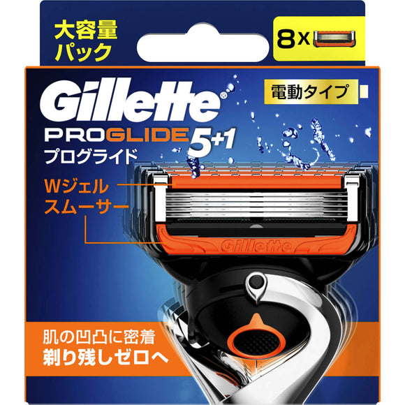 P & G Japan Gillette Proglide Power Spare Blades 8
