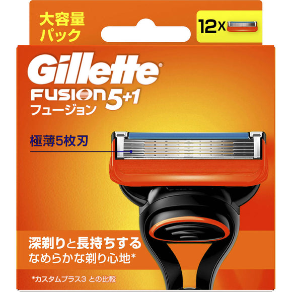 P & G Japan Gillette Fusion Manual 12 spare blades