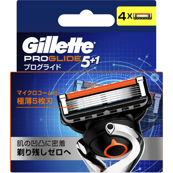 P & G Japan Gillette Proglide Manual 4 spare blades