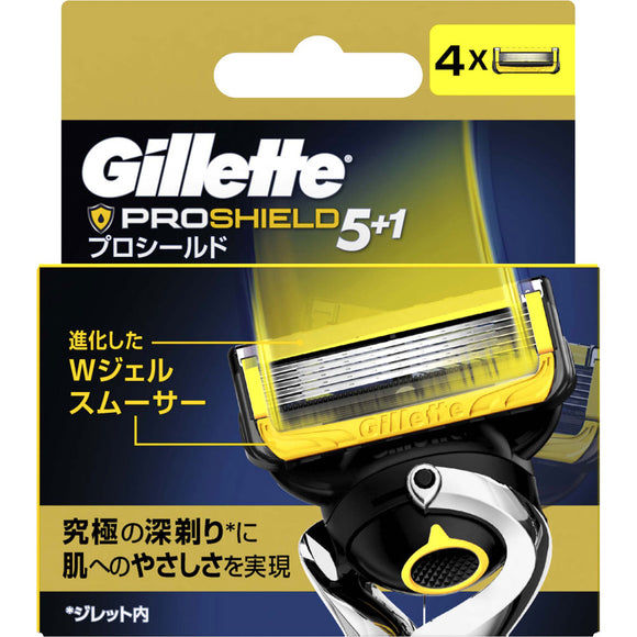 P & G Japan Gillette Pro Shield 4 spare blades